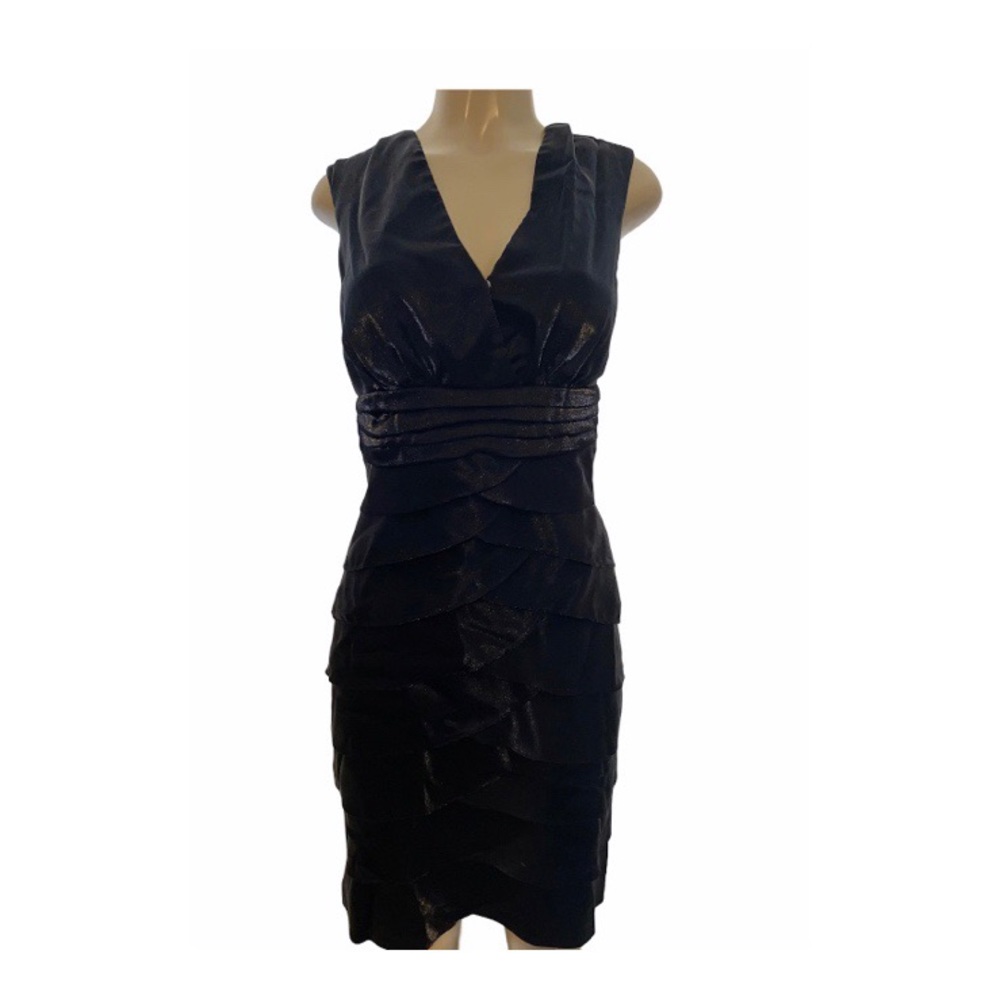 Sexy Little Black Cocktail Shimmery Dress Roulette Womens size 8